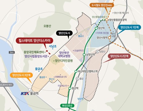 양산 힐스테이트 입지 환경